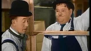 Laurel & Hardy   Busy Bodies in colour