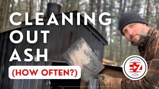 How often should you REMOVE ASH from your OUTDOOR WOOD BOILER?