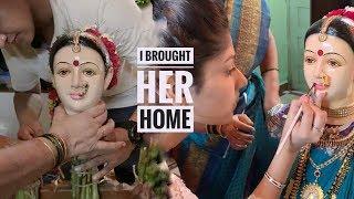 I Brought Her Home | Ganpati Vlog (Part 1) | Manasi Mau