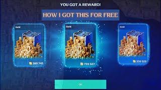 THIS IS HOW I GOT MILLIONS OF GOLD FOR FREE!!! WAR ROBOTS RESOURCE FARM | Free gold trick