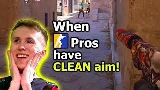 When CS2 Pros have CLEAN aim!