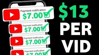 $13.00 Per video  watch on YOUTUBE!! Make Money Online