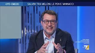 Gruber a Salvini: "Meloni o Tajani?". E il leader della Lega risponde così