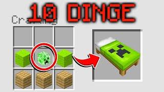 10 DINGE in MINECRAFT die du noch NICHT wusstest