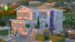 Mediterranean Stone House Bougainvillea | The Sims 4 Speed Build | Tartosa (Rifugio dei Pirati)