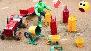 Mini Diy Tractor making Concrete Mixture Machine | Top Most Creative Diy Tractor Science Project