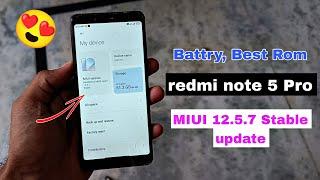 Redmi Note 5 pro | MIUI 12.5.7 stable update | Best Rom Redmi Note 5 pro | Battry, camera new Featur