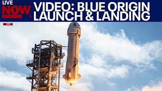 Launch coverage: Blue Origin launches 9th human spaceflight | LiveNOW from FOX