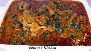 How to cook Rich Ofe Akwu/ Banga Stew Recipe