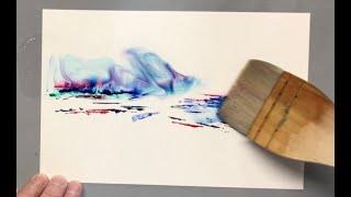 723 Abstract Watercolour Technique ~ See How It's Done ~ Art By Susan King