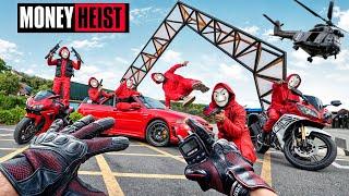 PARKOUR VS MONEY HEIST! 6 | POLICE: No ESCAPE from BAD GUYS chase (BELLA CIAO REMIX) | Epic POV