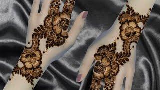 2025 New Stylish Floral Mehndi Designs for back ll Easy latest mehndi designs ll mehndi ka design