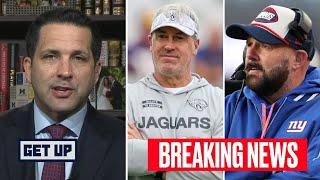 GET UP | Adam Schefter BREAKING: Brian Daboll will return as Giants HC; Jaguars fire Doug Pederson