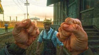 Red Dead Redemption 2 First Person Brutal Fist Fight Compilation