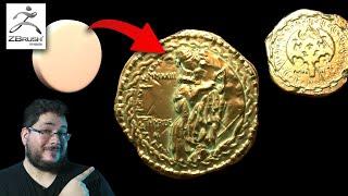 ZBrush Sculpting Tutorial: Create a Detailed Coin from Scratch