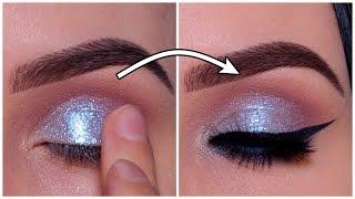 5 MINUTE Easy Soft Glam Eye Look With Winged Eyeliner