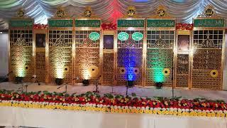 Stage Decoration for Mehfil e Milad at the home of Ahmad Ali Hakim