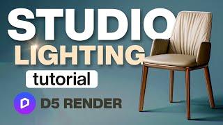 How to Make Studio Lighting in D5 Render - Product Render Tutorial