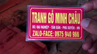 Gỗ đẹp đã về đội của tranh gỗ minh châu