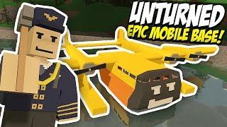 HUGE EPIC PLANE BASE - Unturned Mobile Base