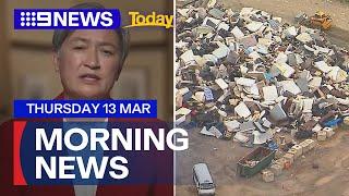 Trump's metal tariffs take effect; Queenslanders face mammoth clean-up | 9 News Australia