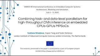 [ALOHA] Combining task- and data-level parallelism for high-throughput CNN inference on embedded...