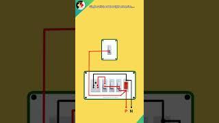 Single Switch Outdoor Light Extension Connection From Switch Board #shorts #youtubeshorts