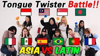 Tongue Twister Battle! Which Country's Tongue Twister is the HARDEST??