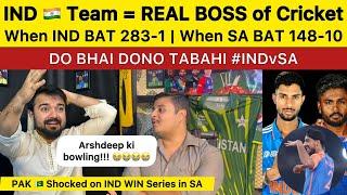 INDIAN Team Real Boss of Cricket  IND beat SA 3-1 won series IND vs SA 4th t20 Pakistan Reaction