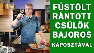 Füstölt rántott csülök bajor káposztával