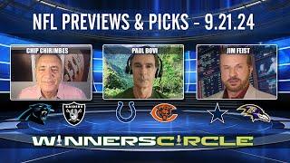 Free NFL Picks & Best Bets Today 9/21/24: Panthers vs Raiders, Bears vs Colts & Cowboys vs Ravens