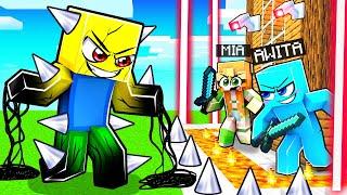 NOOBI MALVADO vs Base Segura en Minecraft!