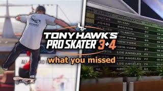 What You Missed in the Tony Hawk's Pro Skater 3+4 Trailer