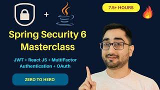 Spring Security 6 Masterclass with ReactJS, OAuth2, and JWT by Building a Project