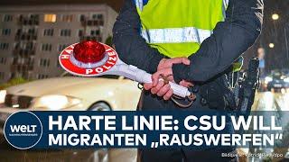 BUNDESTAGSWAHL: CSU fordert harte Konsequenzen – Einreisestopp und Sozialhilfekürzungen geplant!