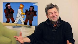 Andy Serkis on The Simpsons' 'Planet Of The Apes' musical