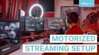 Motorized Streaming Setup | Progressive Desk x Tech HD
