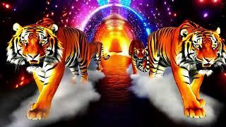 Tiger Shaped Tunnel | VJ Loop Visual Art Resolume VFX 86