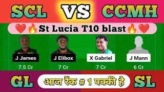 SCL vs CCMH dream 11 prediction. CCMH vs SCL dream 11 prediction.SCL vs CCMH dream 11 team.St Lucia