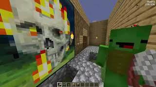 HOW Mikey and JJ BECAME into SPIDERS in the OLD HOUSE in Minecraft!   Maizen Mizen