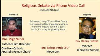 Migz Nuñez (Catholic) vs Danny Cuevas (Jehovah's Witness)