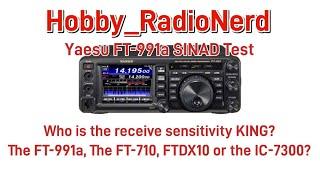 The Yaesu FT-991a Head to Head Receiver Sensitivity Testing.