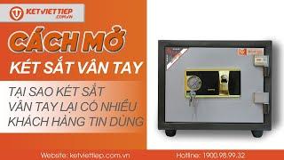 Cách Mở Két Sắt Vân Tay - Lý do két sắt Vân Tay Phù Hợp Với Người Cao Tuổi Và Hay Quên Cách Mở