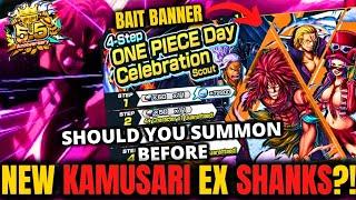 NEW KAMUSARI EX SHANKS BANNER in OPBR Coming Next?! Should you Summon?? | ONE PIECE Bounty Rush OPBR