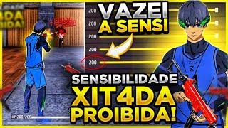 SAIU! a MELHOR SENSIBILIDADE para SUBIR CAPA no FREE FIRE na NOVA ATUALIZAÇÃO!  + DPI FF + BOTÃO