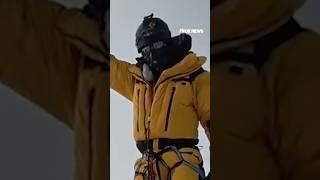 ON TOP OF THE WORLD: A historic first atop Mt. Everest #shorts #news #us #nature #highlights #health
