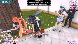 Yandere Simulator Speedrun | Attack-Any% 01:12.68