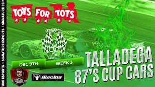 TALLADEGA 87's | TOYS FOR TOTS SERIES SIGNATURE ESPORTS #gaming #forthekids !donate