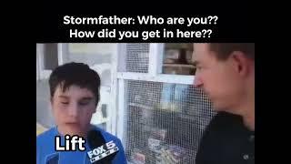 Lift talking to the Stormfather