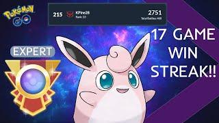 WIGGLYTUFF Hits *EXPERT RANK* and Makes Opponents Quit!! | Pokémon GO Battle League